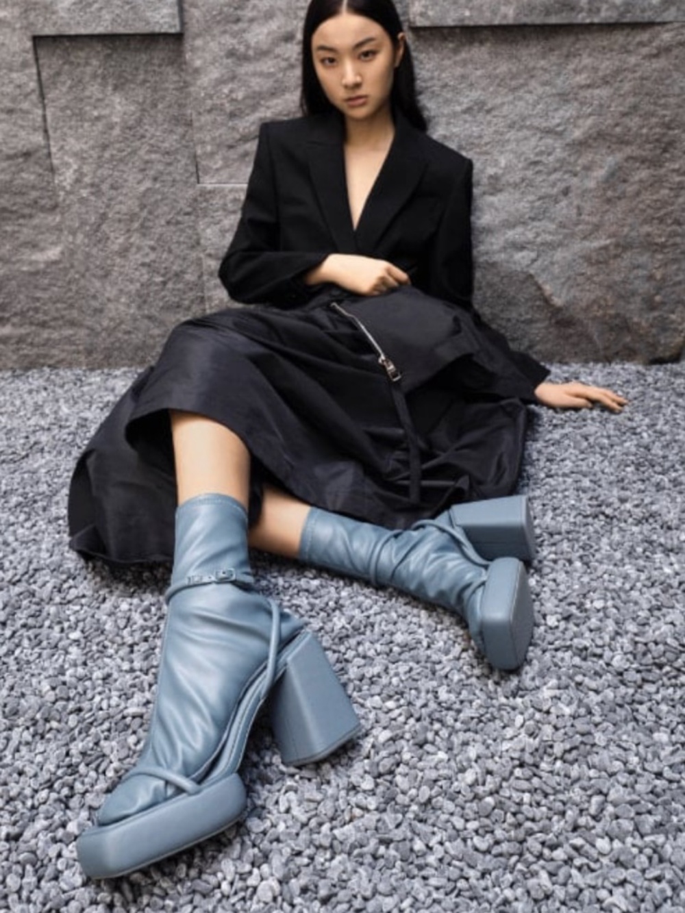 Charles & Keith Lucille platform boots